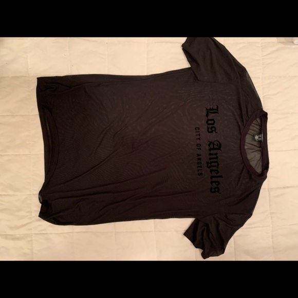 Mesh Tshirt Dress - Picture 3 of 5